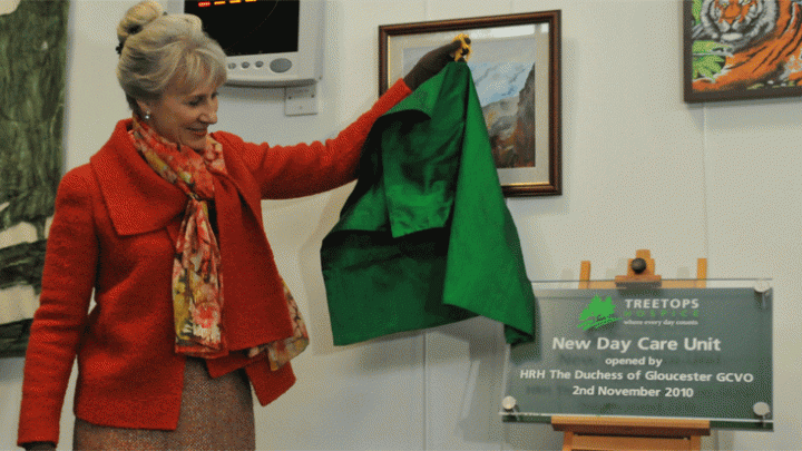 The Duchess of Gloucester opens the new Day Care area