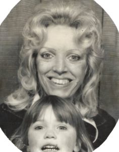 A young Annie Tierney and mum