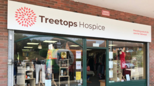 Treetops charity shop front