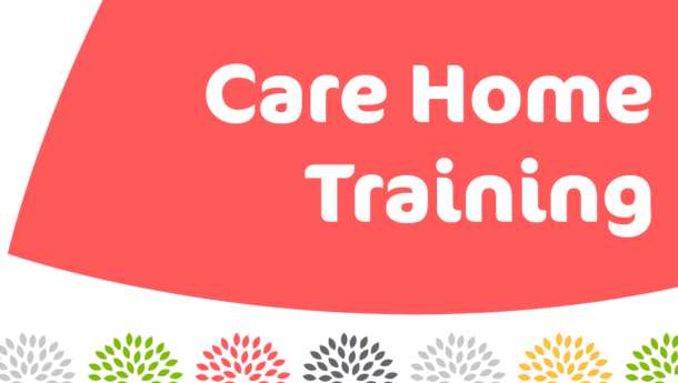 Care Home Training on Treetops Background