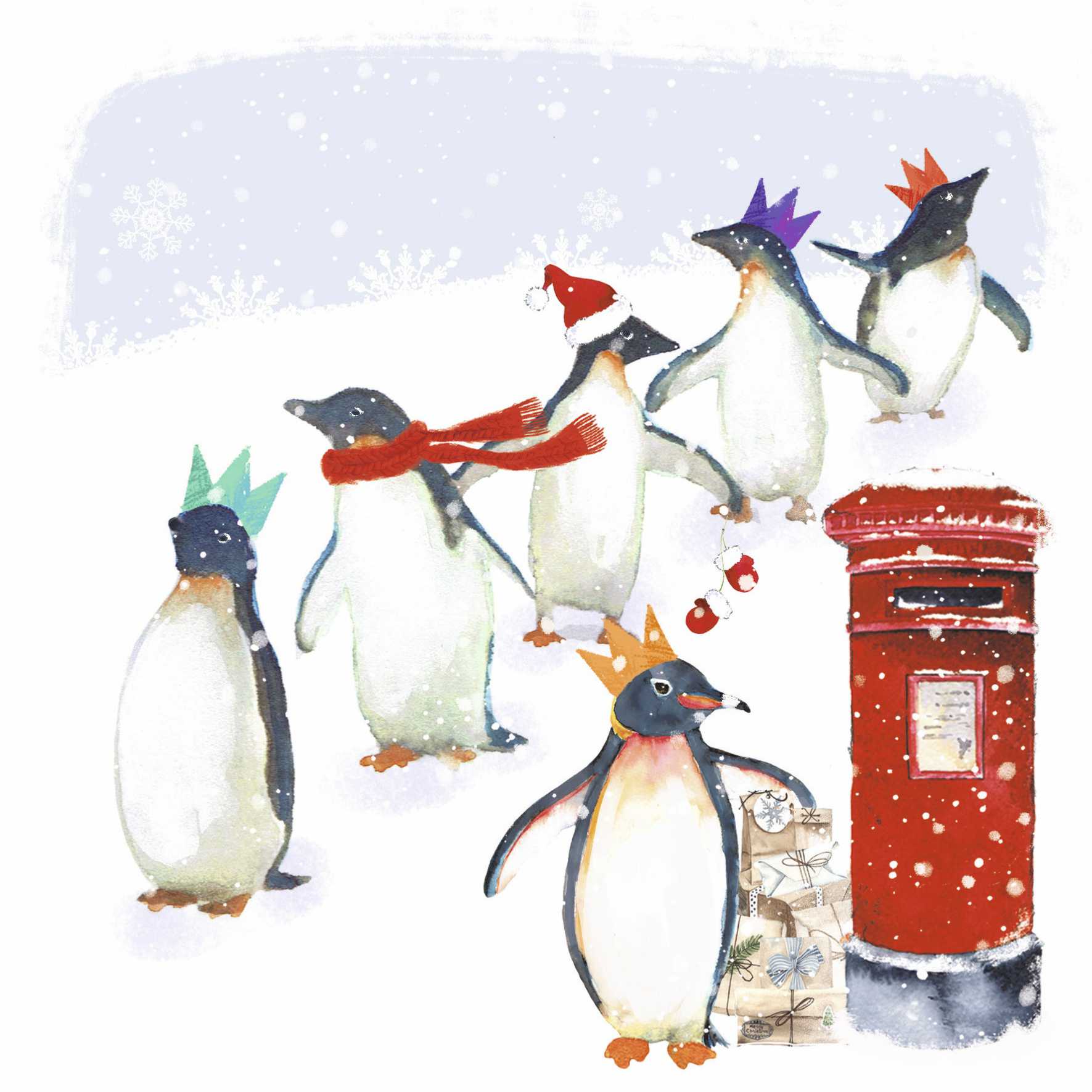 Card 12 - Penguin Post