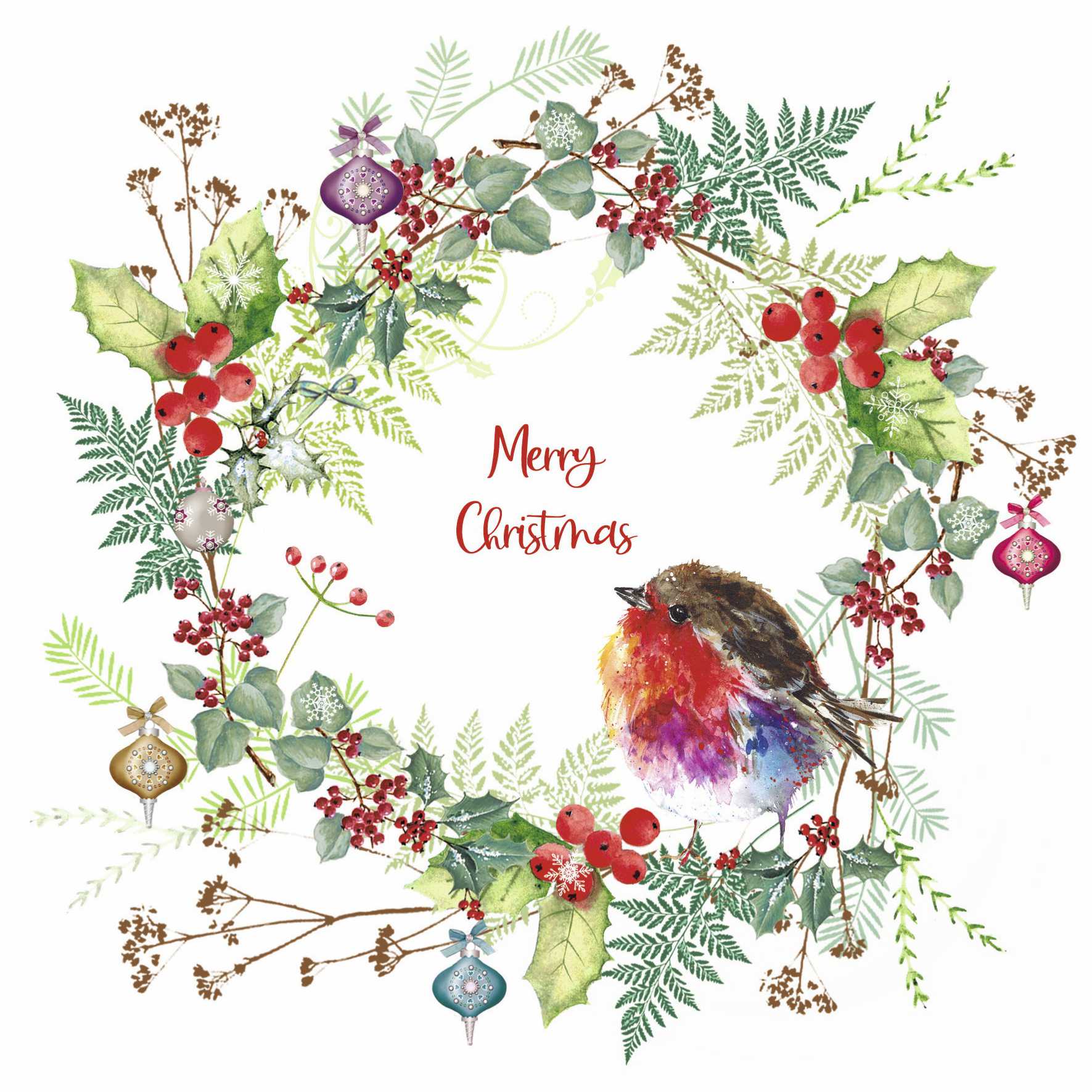 Card 9 - Christmas Tree Doves