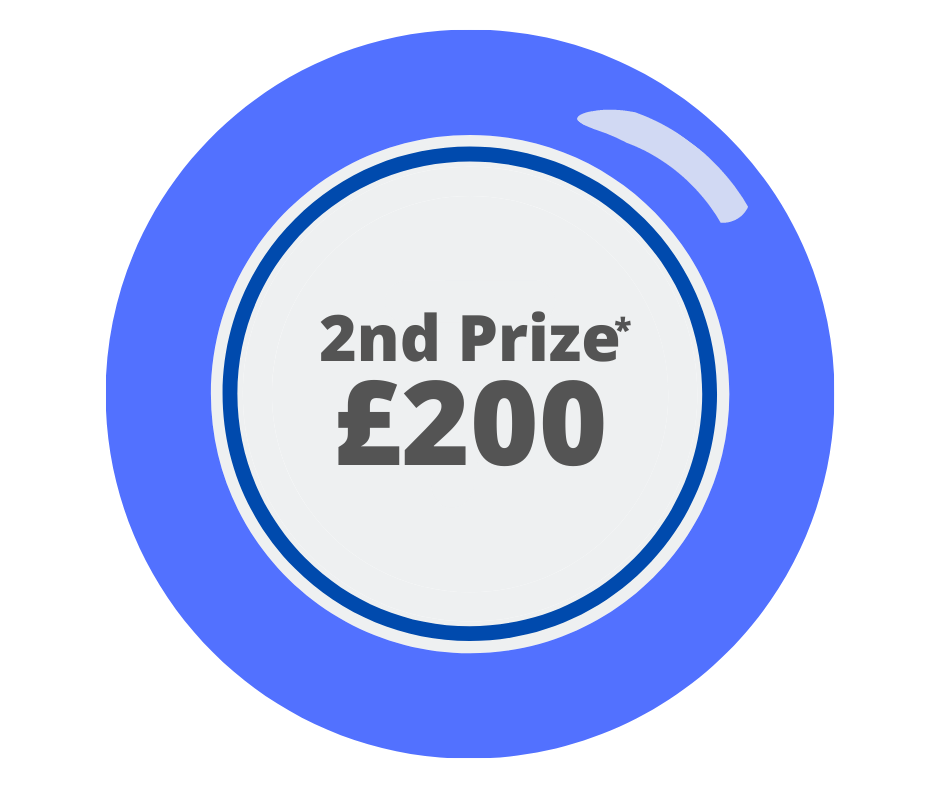 £200 blue 2nd prize ball